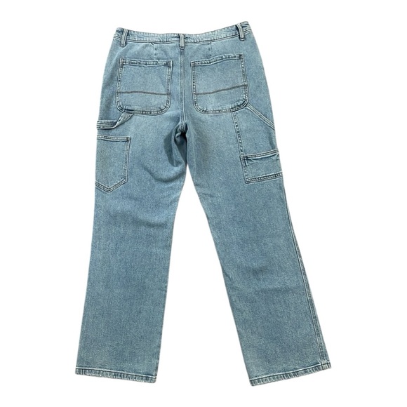 Sincerely Jules Blue Straight Carpenter Jeans with Classic Design - Picture 2 of 5